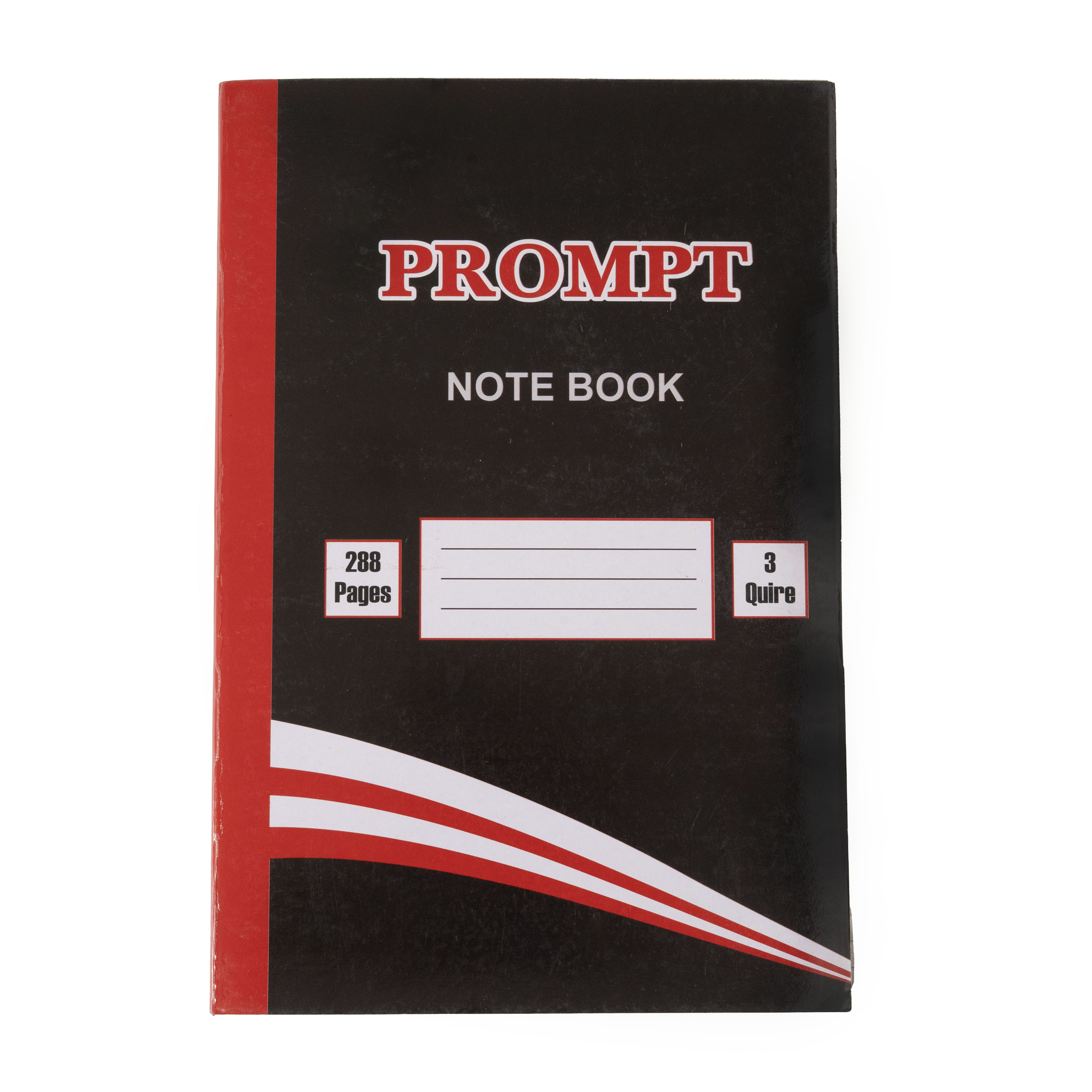 Prompt Note Book — 288 pages, 3 quire